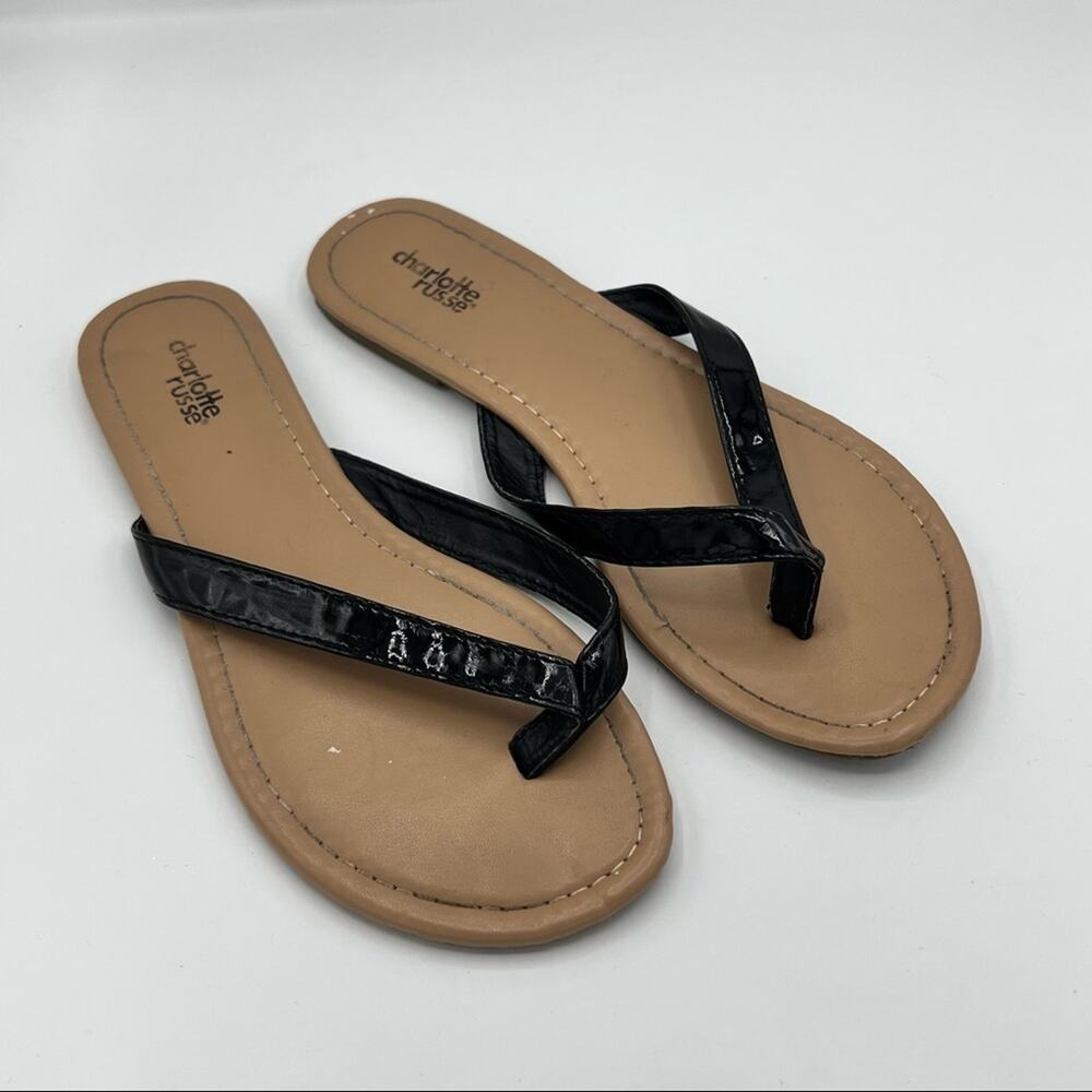 Charlotte Ruse Women's Black Sandals Sz 8